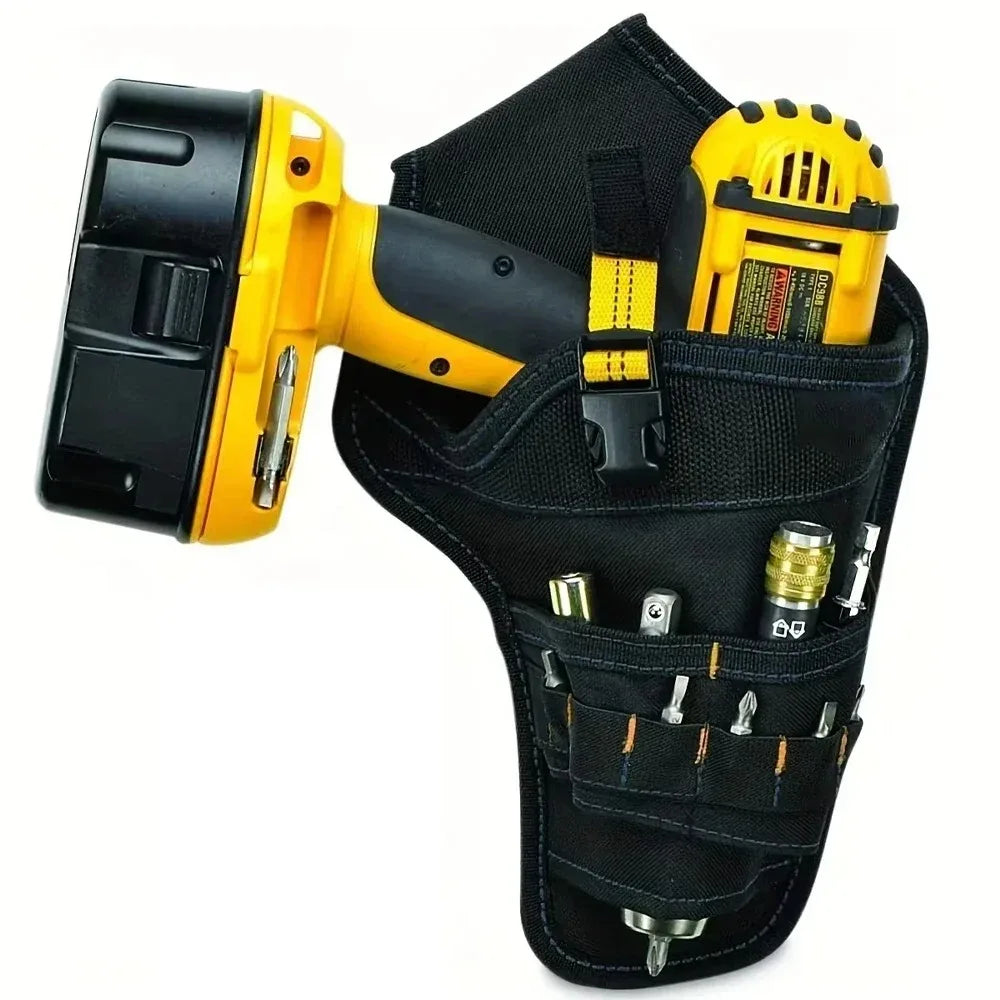 Multifunctional Tool Storage Bag Pouch Belt Hardware Electrician Toolkit Drill Waist Bag Wrench Screwdriver Tool Bags Organizer